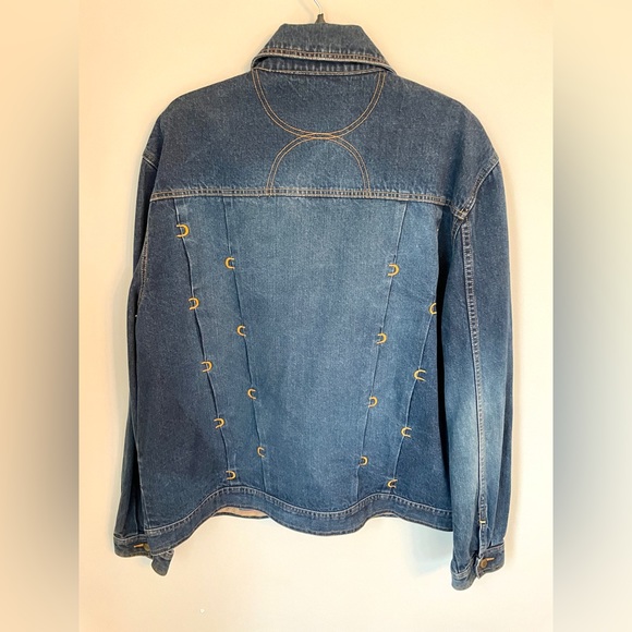 Vintage COOGI Blue Australia Denim Jacket Men’s Size XL Retro Button Up - Picture 2 of 13